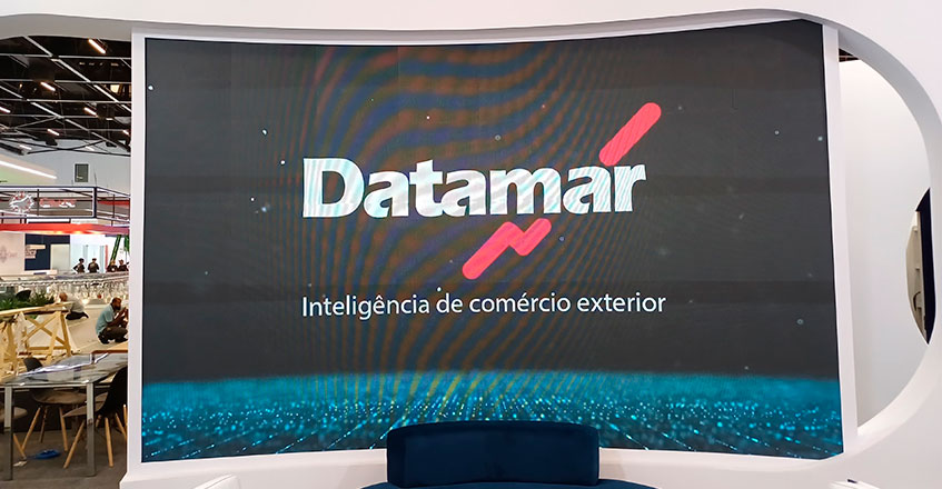 Aluguel de Painel de LED Curvo Sextavado