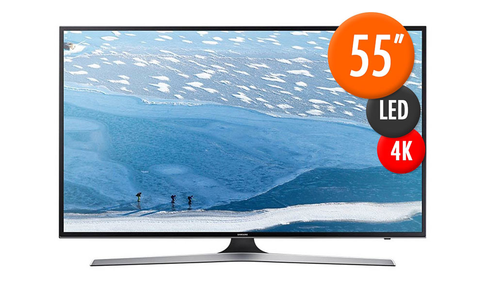 Aluguel de TV LED 4K 55 Polegadas para eventos.